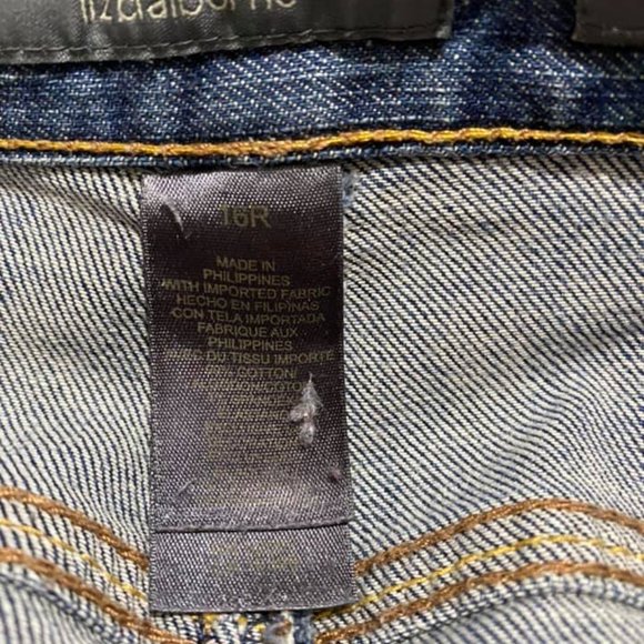 LADIES LIZ CLAIBONE JEANS gently used - Picture 6 of 6